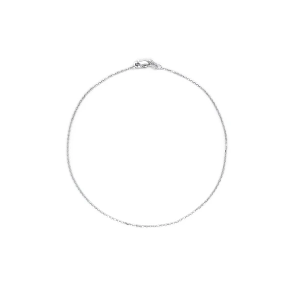 Weißgold-Armband Anker
