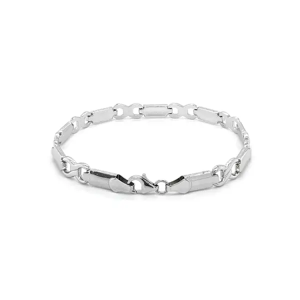 Weißgold-Armband