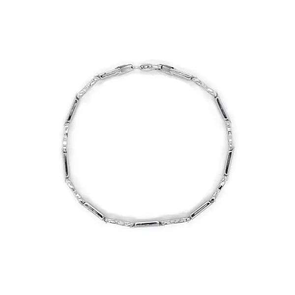 Weißgold-Armband