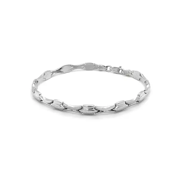 Weißgold-Armband