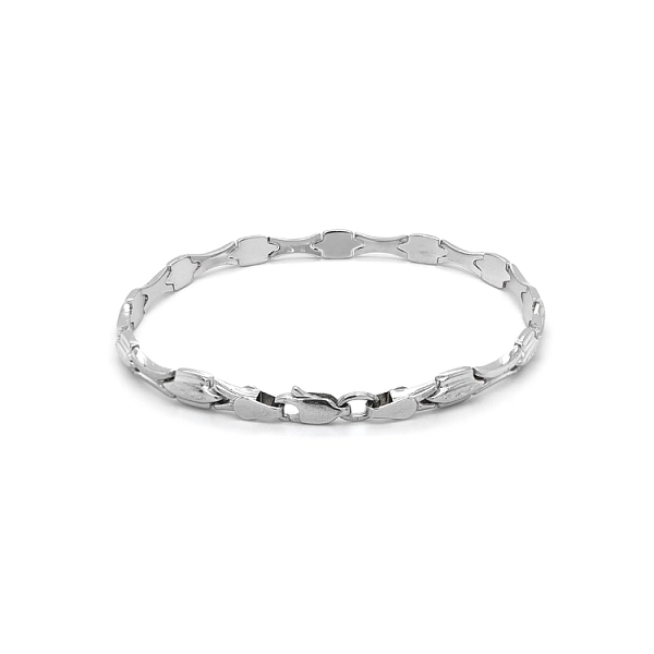 Weißgold-Armband
