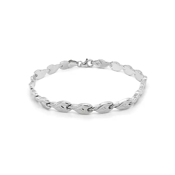 Weißgold-Armband