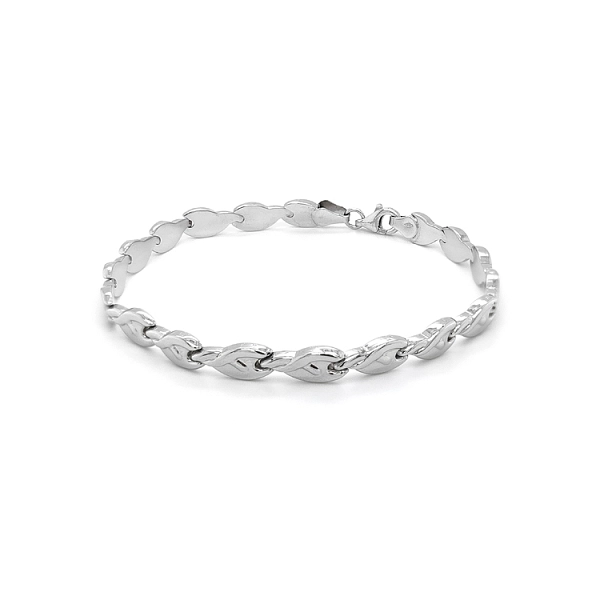 Weißgold-Armband