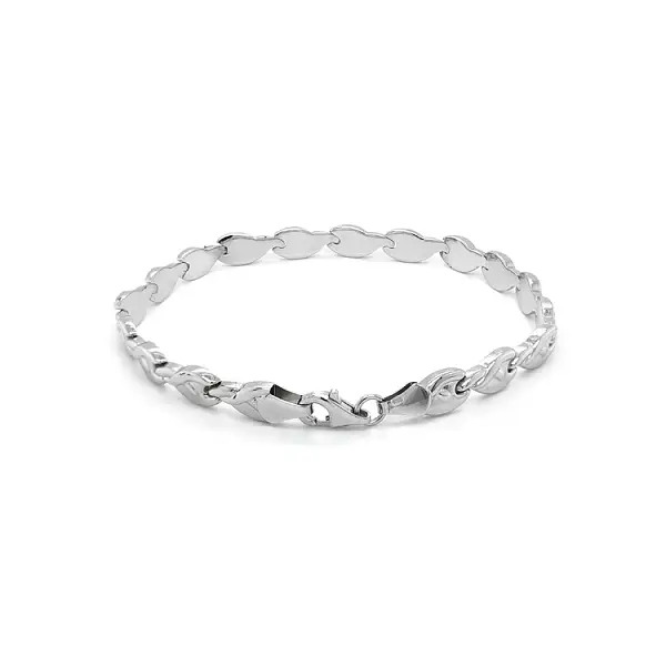 Weißgold-Armband