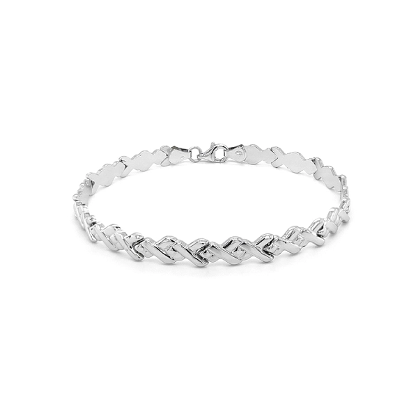 Weißgold-Armband