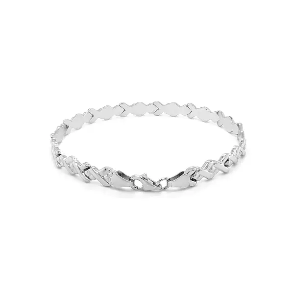 Weißgold-Armband