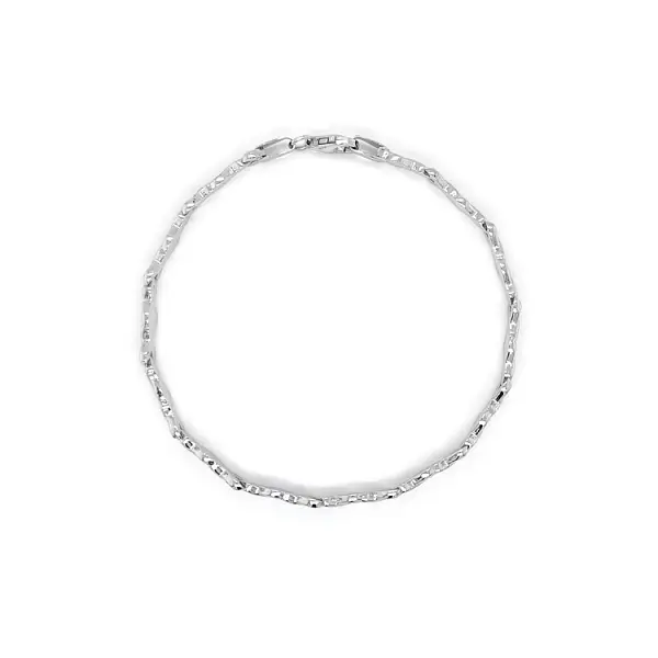 Weißgold-Armband