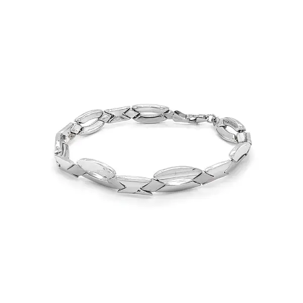 Weißgold-Armband