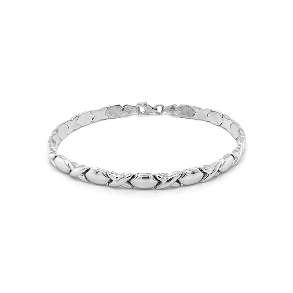 Weißgold-Armband