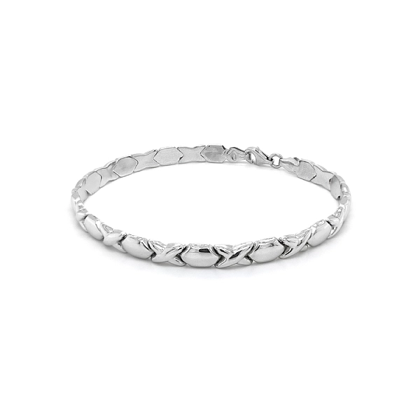 Weißgold-Armband