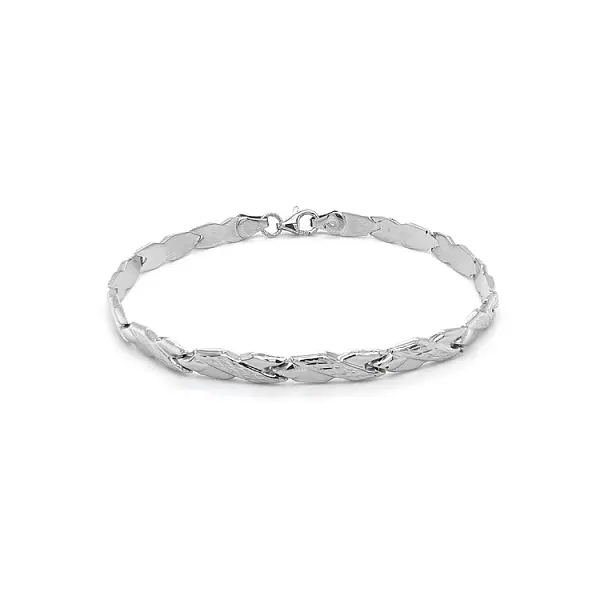 Weißgold-Armband