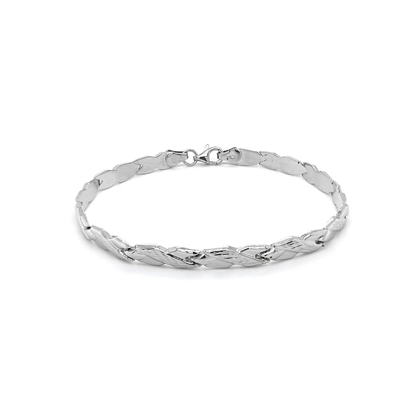 Weißgold-Armband