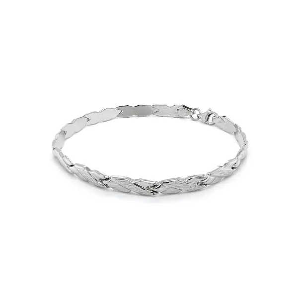 Weißgold-Armband
