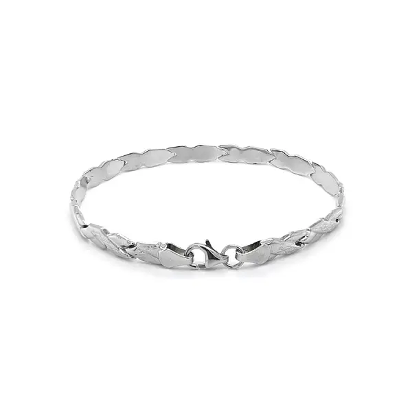 Weißgold-Armband