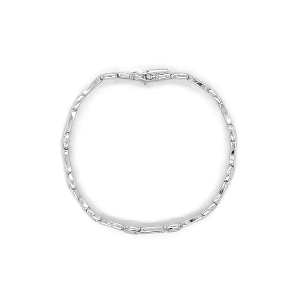 Weißgold-Armband