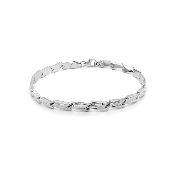 Weißgold-Armband