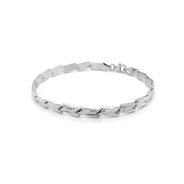 Weißgold-Armband