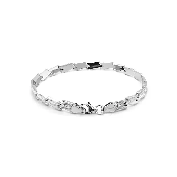 Weißgold-Armband