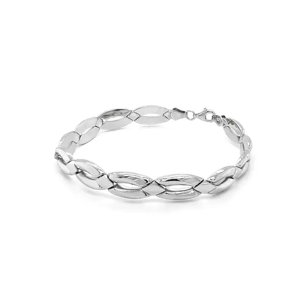 Weißgold-Armband