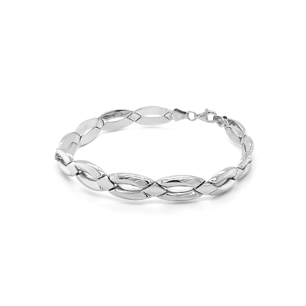 Weißgold-Armband