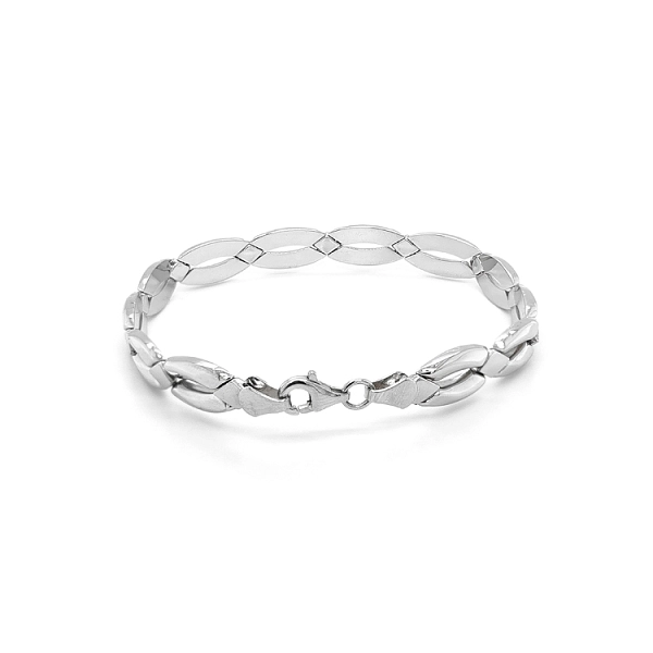 Weißgold-Armband