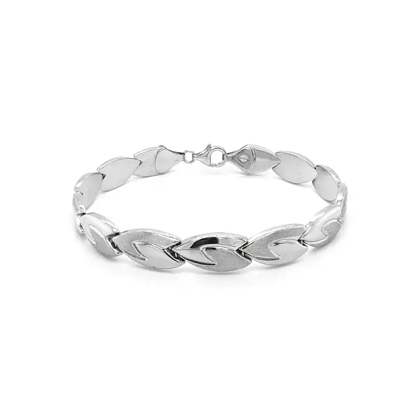 Weißgold-Armband