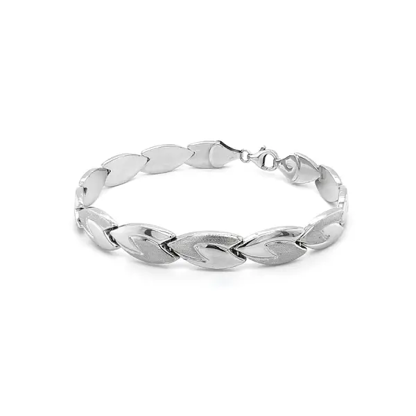 Weißgold-Armband