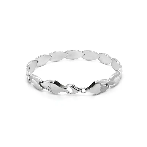 Weißgold-Armband