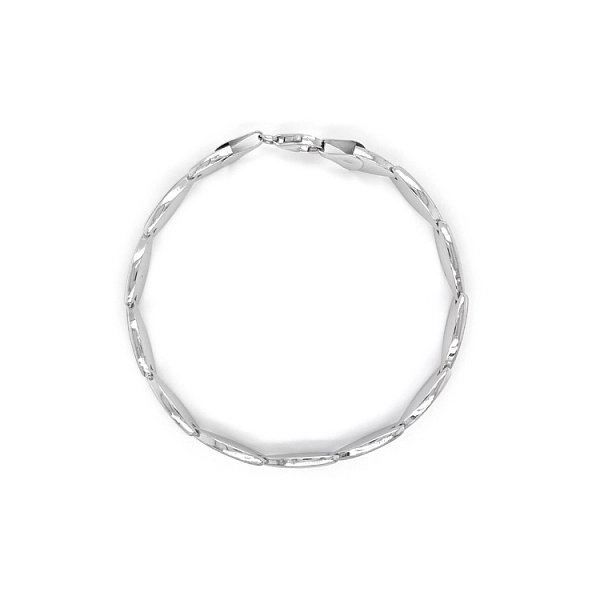 Weißgold-Armband