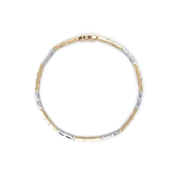 Gold-Kombi-Armband