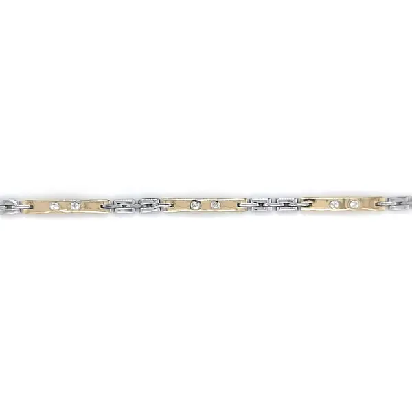 Gold-Kombi-Armband