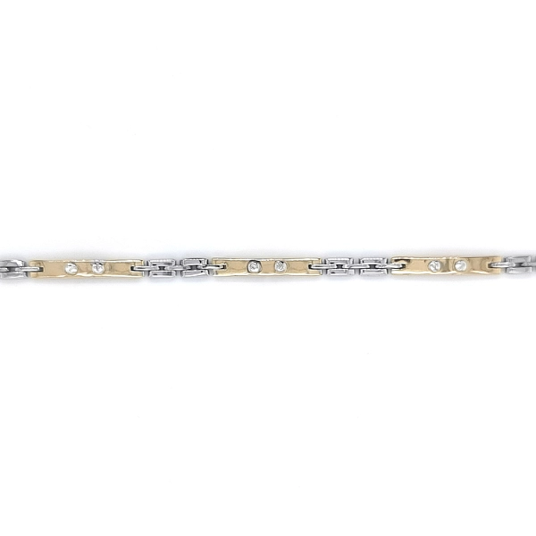 Gold-Kombi-Armband