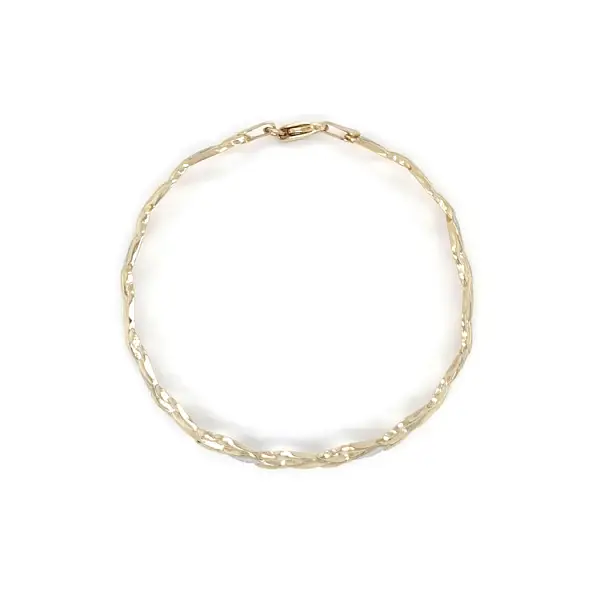 Gold Damenarmband aus kombiniertem Gold