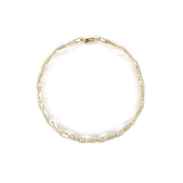 Gold Damenarmband aus kombiniertem Gold