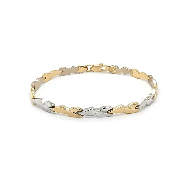 Damenarmband aus Kombinationsgold