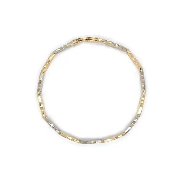 Damenarmband aus Kombinationsgold