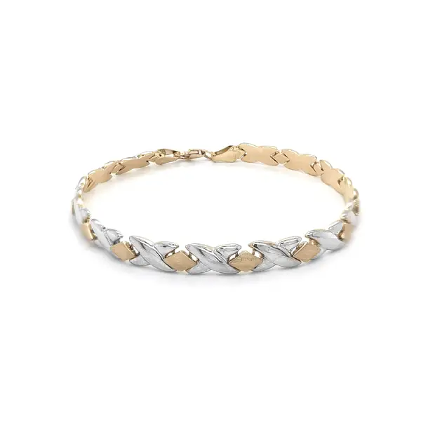 Gold-Kombi-Armband