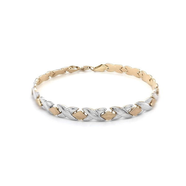 Gold-Kombi-Armband