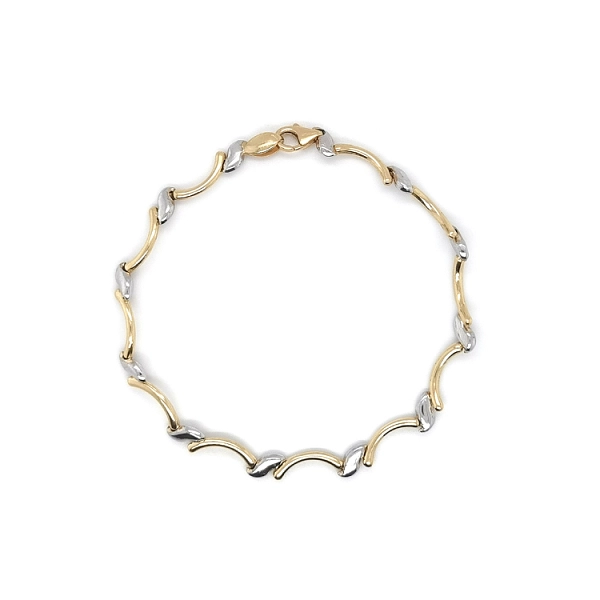 Gold-Kombi-Armband