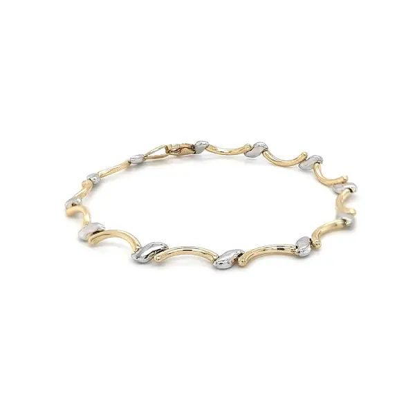 Gold-Kombi-Armband