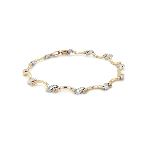 Gold-Kombi-Armband