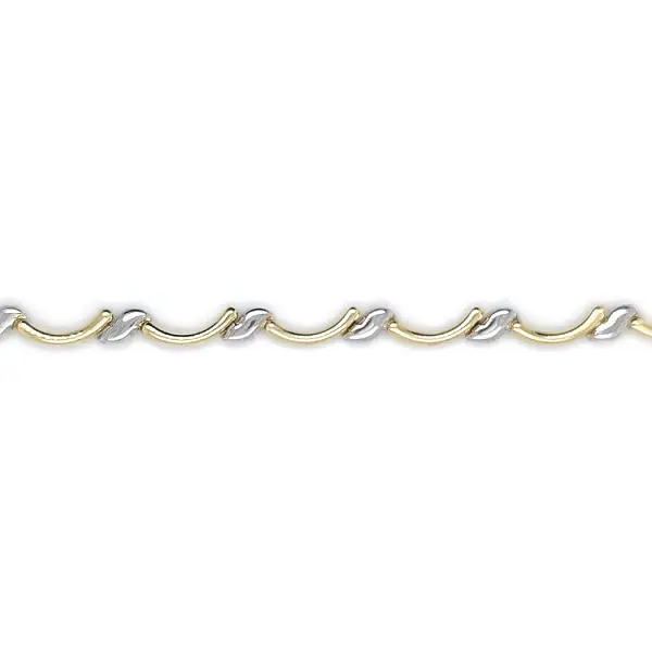 Gold-Kombi-Armband