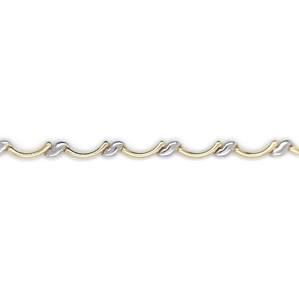 Gold-Kombi-Armband