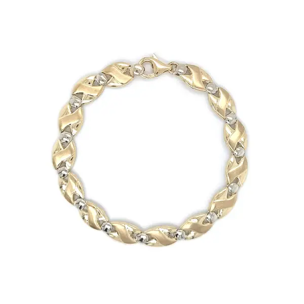 Gold-Kombi-Armband