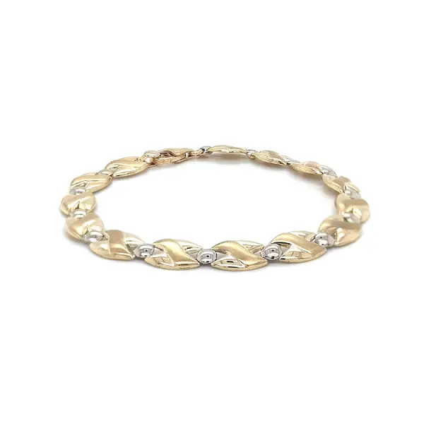 Gold-Kombi-Armband