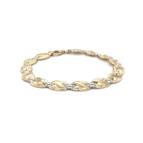 Gold-Kombi-Armband