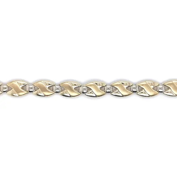Gold-Kombi-Armband