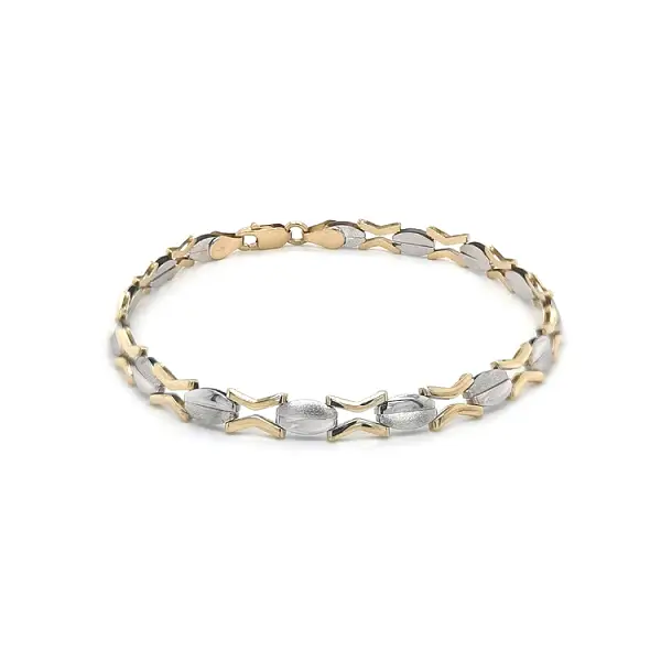 Gold-Kombi-Armband