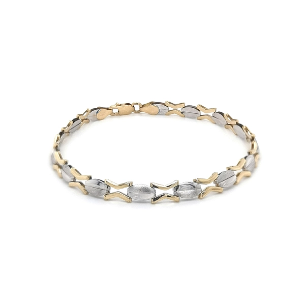 Gold-Kombi-Armband