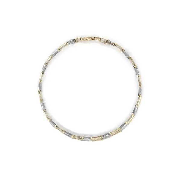 Gold-Kombi-Armband
